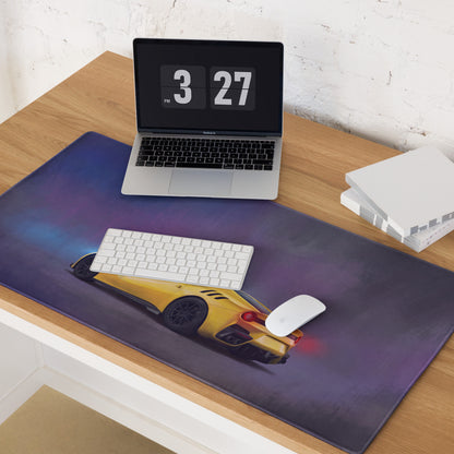 Ferrari F12tdf Inspired Gaming Mouse Pad – Yellow Supercar Extended Desk Mat
