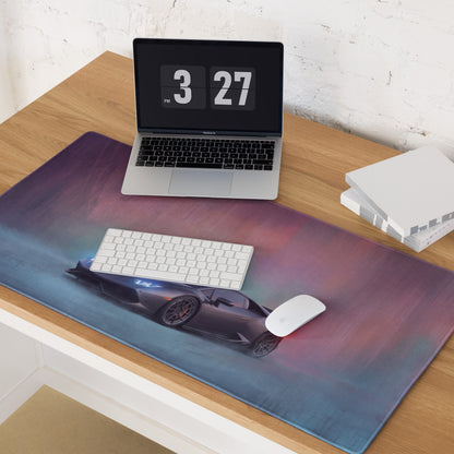Lamborghini Huracán Inspired Gaming Mouse Pad – Charcoal Supercar Extended Desk Mat