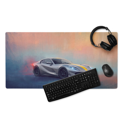 Ferrari 812 Competizione Inspired Gaming Mousepad – Premium Desk Mat & Car Art Setup