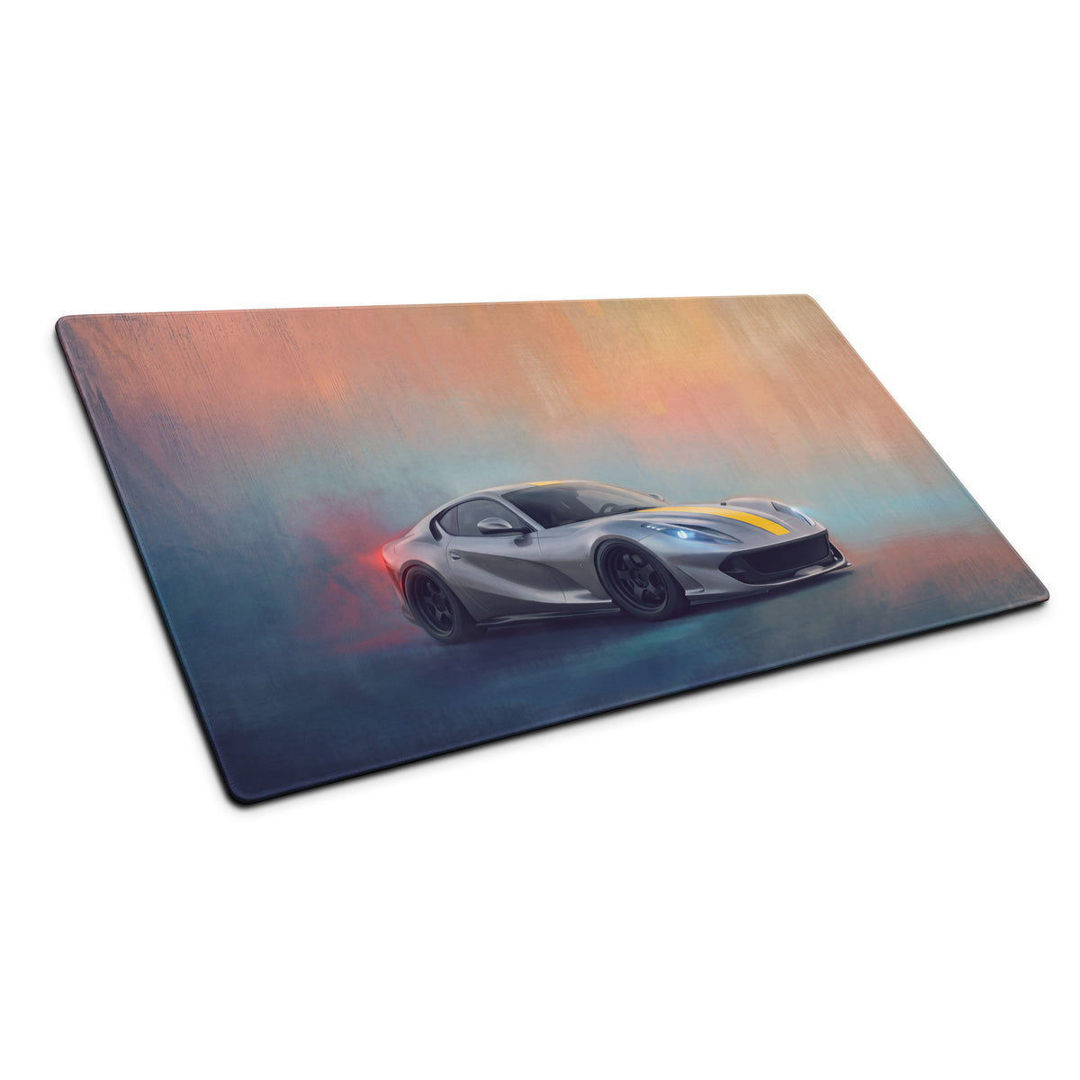 Ferrari 812 Competizione Inspired Gaming Mousepad – Premium Desk Mat & Car Art Setup