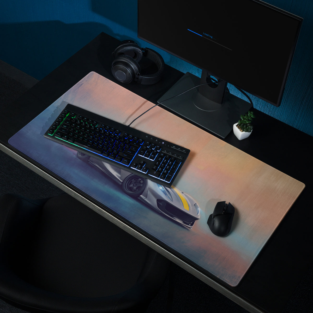Ferrari 812 Competizione Inspired Gaming Mousepad – Premium Desk Mat & Car Art Setup