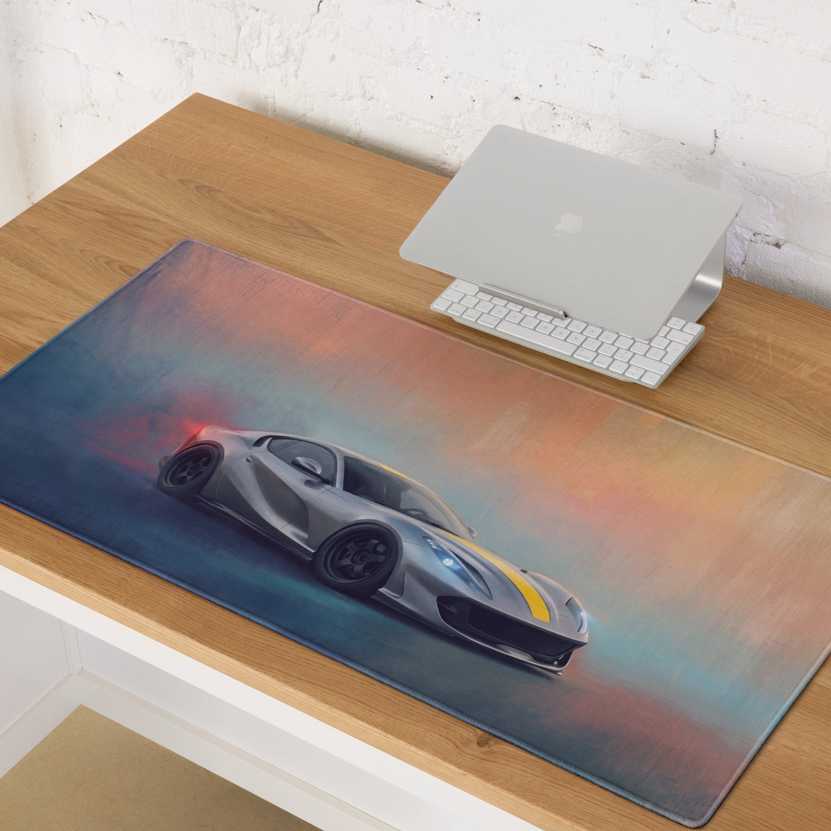 Ferrari 812 Competizione Inspired Gaming Mousepad – Premium Desk Mat & Car Art Setup