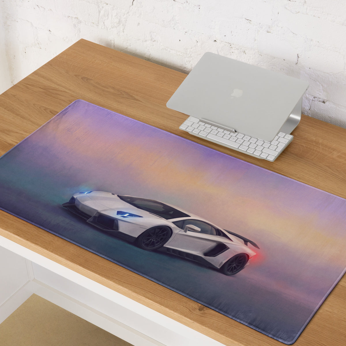 Lamborghini Aventador SVJ Inspired Non-Slip Desk Mat – Precision Control XL Gaming Mousepad