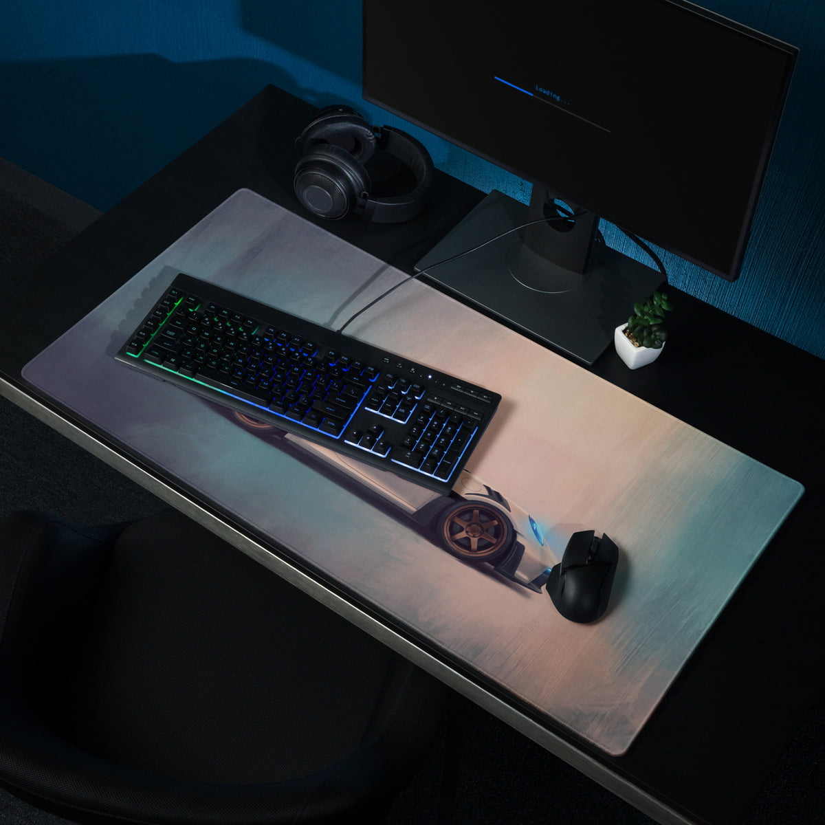 Porsche 911 GT3 RS Inspired Extended Mousepad – High-Performance Automotive Desk Mat