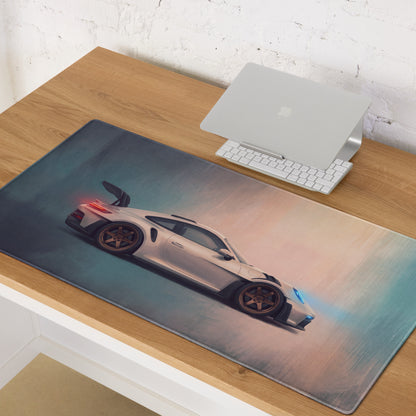 Porsche 911 GT3 RS Inspired Extended Mousepad – High-Performance Automotive Desk Mat