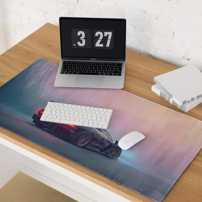 McLaren Senna Inspired Stitched Edge Desk Pad – Ultra-Glide XL Gaming Mouse Mat