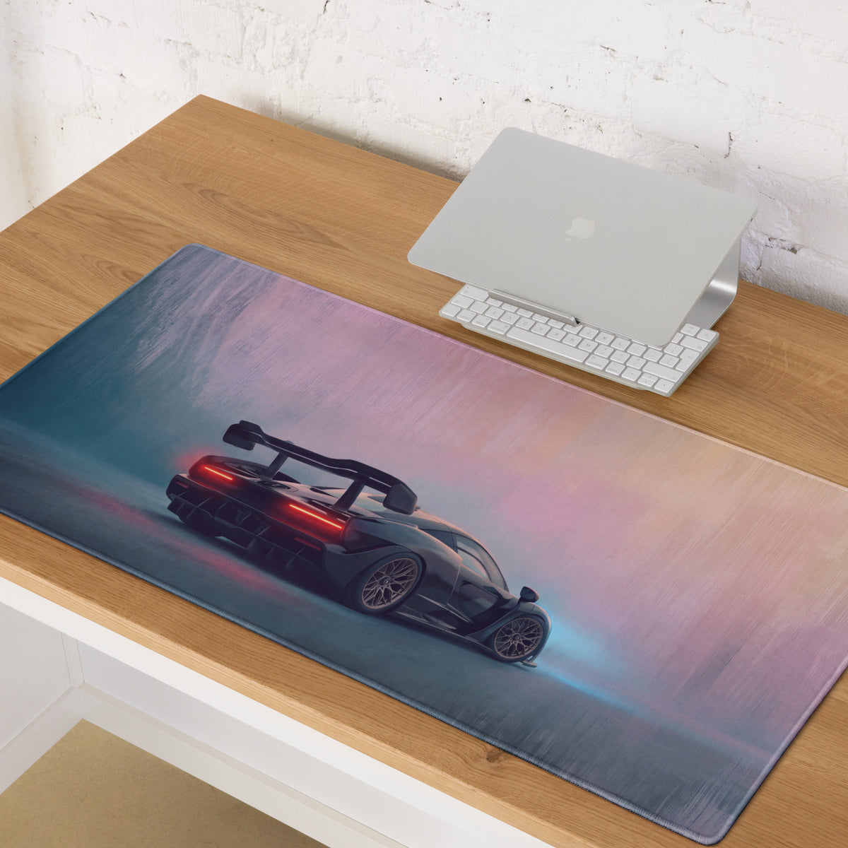 McLaren Senna Inspired Stitched Edge Desk Pad – Ultra-Glide XL Gaming Mouse Mat
