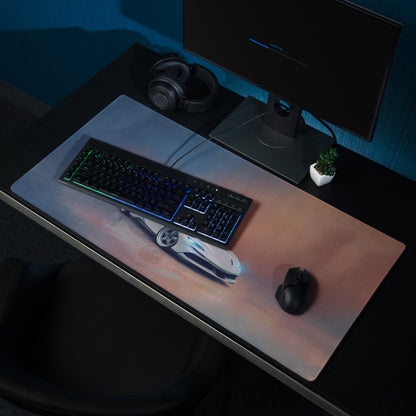 Ferrari SF90 Stradale Inspired Heavy-Duty Gaming Desk Mat – Non-Slip Rubber Base Mousepad