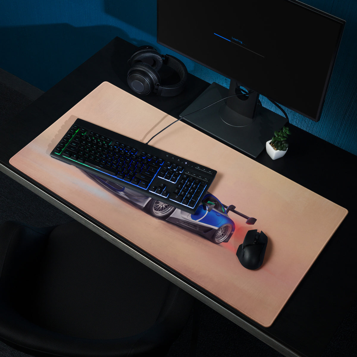 Mercedes-AMG GT3 Inspired Motorsport Desk Mat – Anti-Fray Gaming Mouse Pad