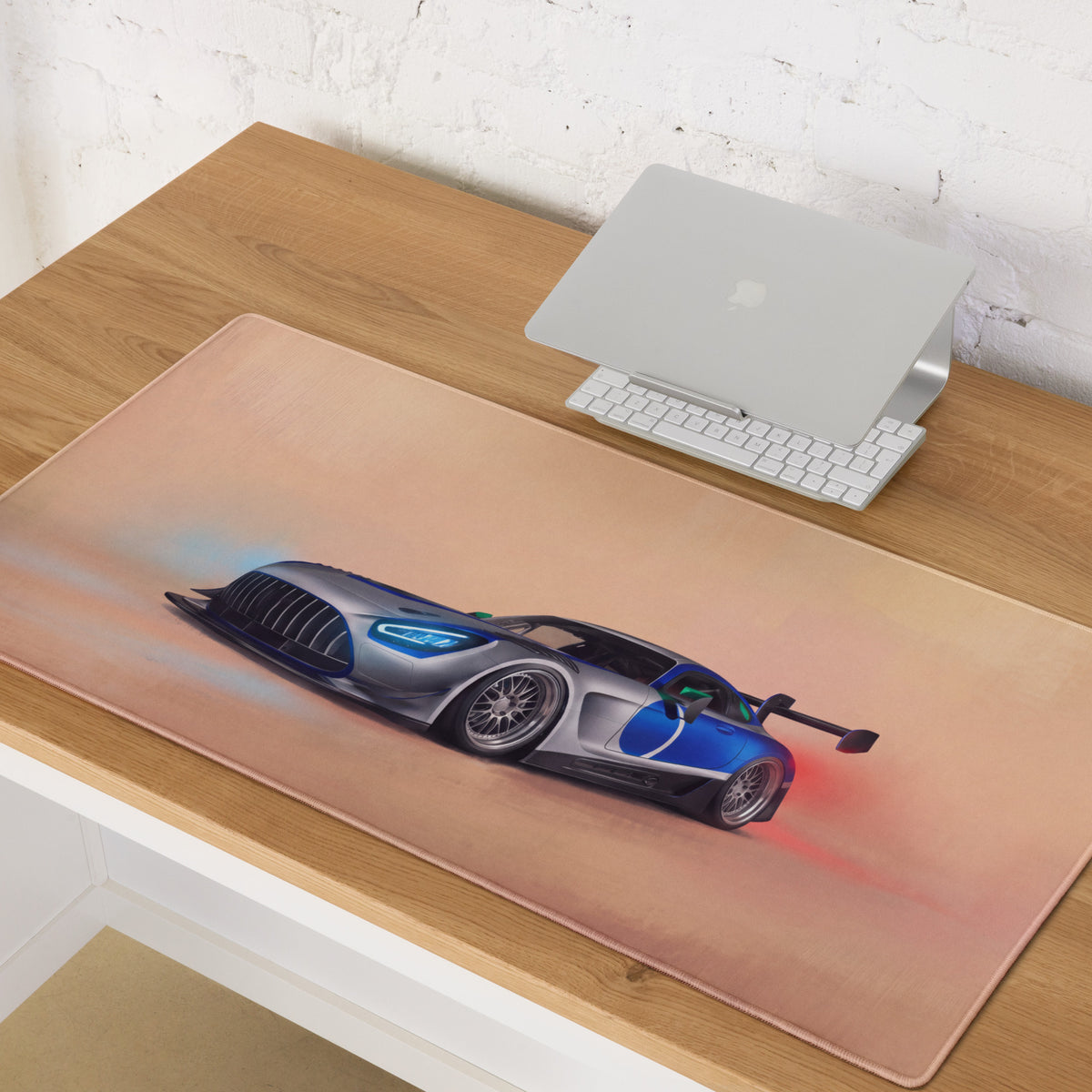 Mercedes-AMG GT3 Inspired Motorsport Desk Mat – Anti-Fray Gaming Mouse Pad
