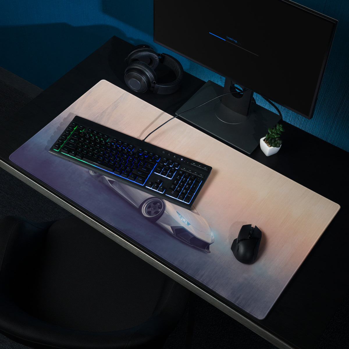 Lamborghini Huracán Inspired Large Gaming Mousepad – Premium Office & Gaming Desk Mat