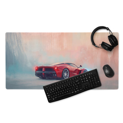 Ferrari LaFerrari Inspired Waterproof Desk Pad – High-Tracking Extended Mouse Pad