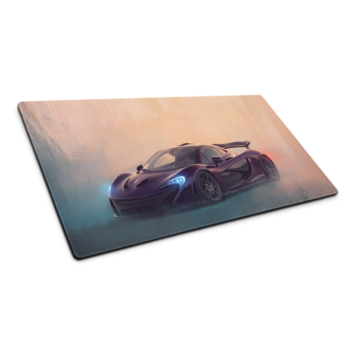 McLaren P1 Inspired Aesthetic Desk Mat – Non-Slip Rubber Base Gaming Mousepad