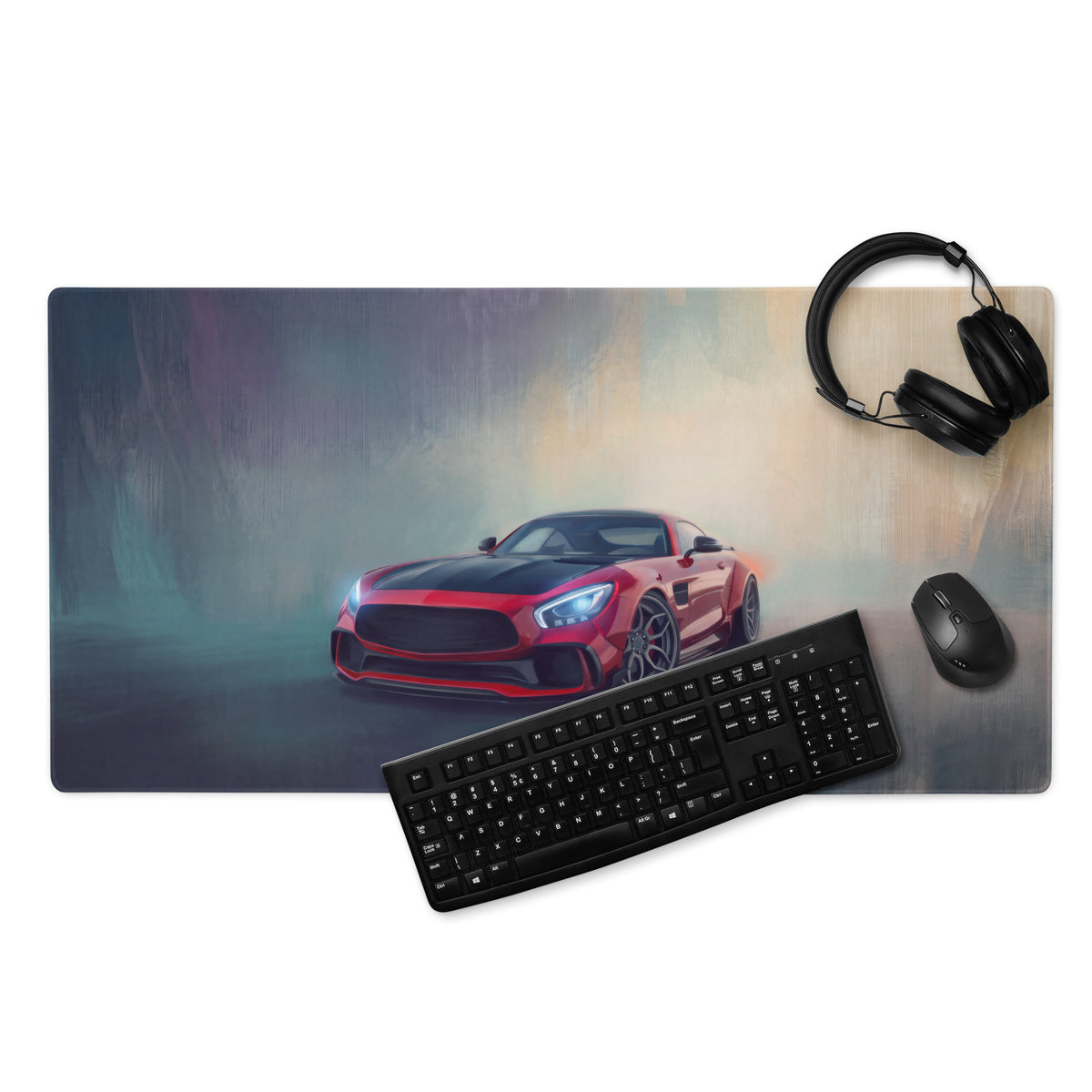 Mercedes-AMG GT R Inspired Luxury Office Desk Mat – High-DPI Cloth Surface Mousepad