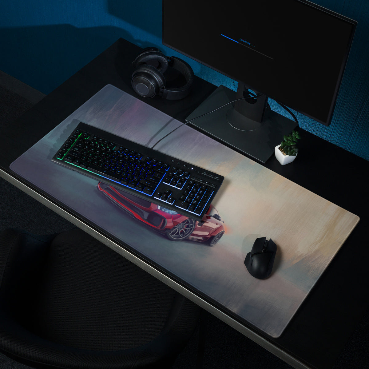 Mercedes-AMG GT R Inspired Luxury Office Desk Mat – High-DPI Cloth Surface Mousepad