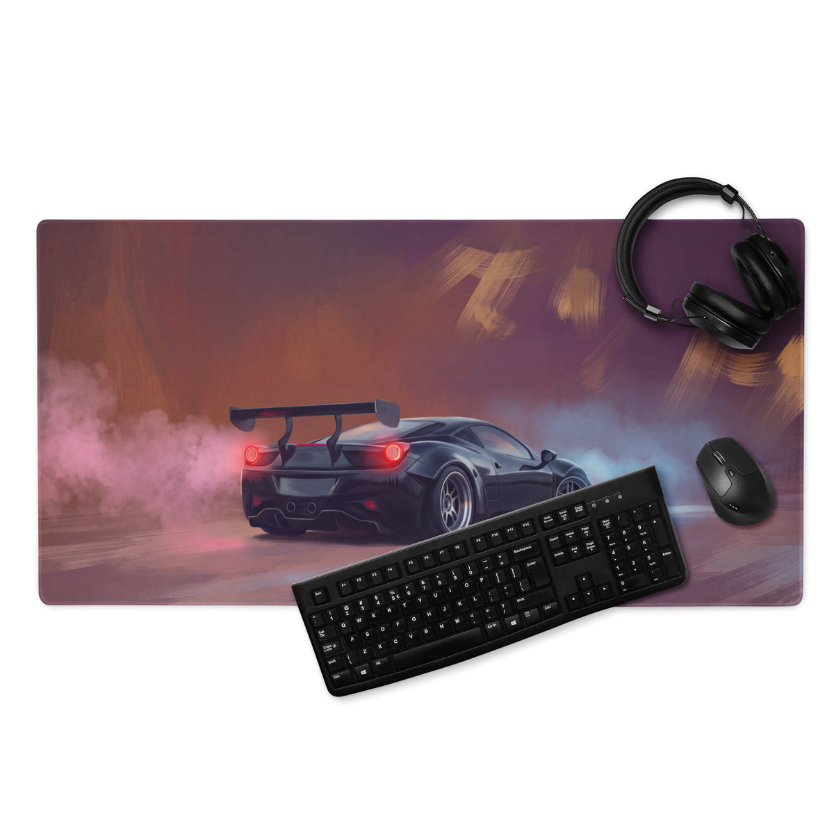 Ferrari 458 Italia Inspired Widebody Desk Mat – Precision Glide Gaming Mousepad