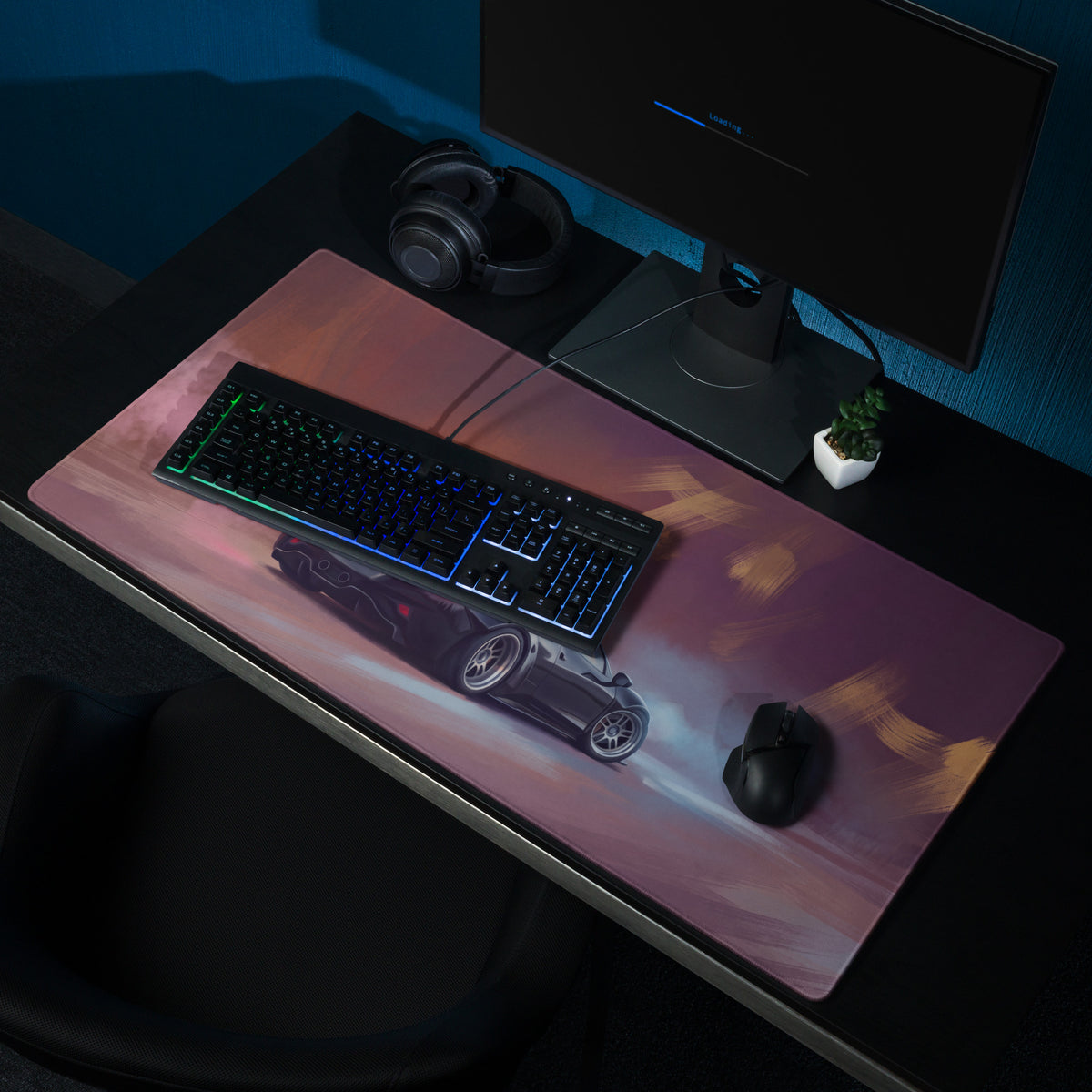 Ferrari 458 Italia Inspired Widebody Desk Mat – Precision Glide Gaming Mousepad
