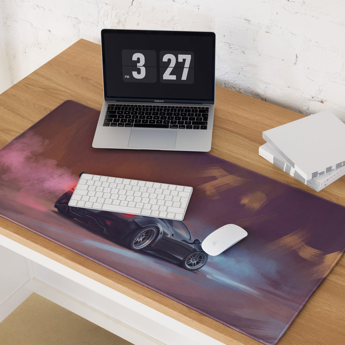 Ferrari 458 Italia Inspired Widebody Desk Mat – Precision Glide Gaming Mousepad