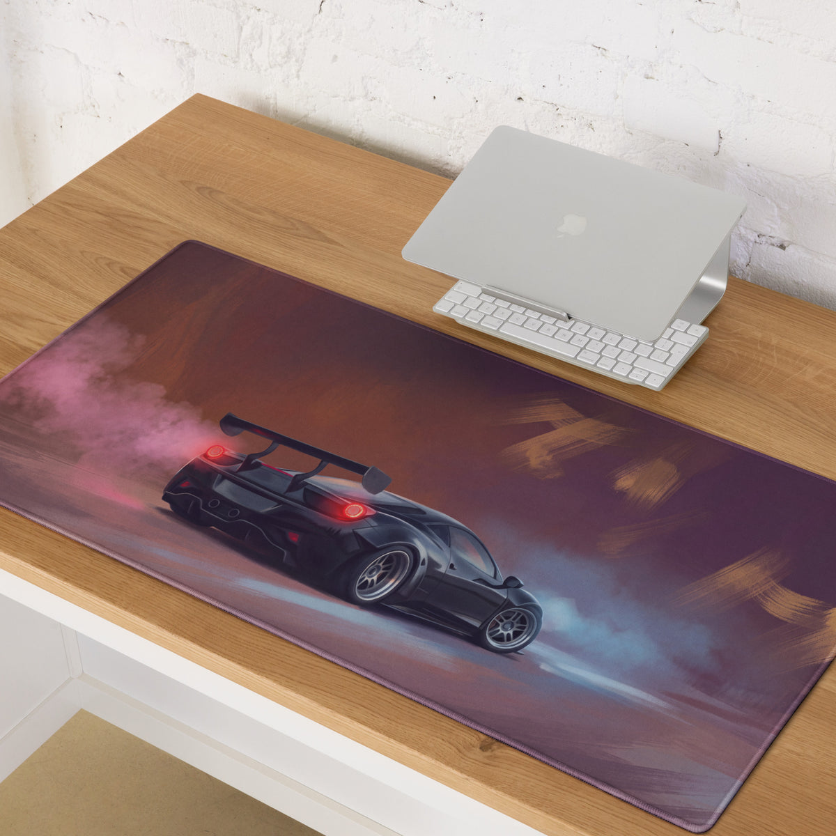 Ferrari 458 Italia Inspired Widebody Desk Mat – Precision Glide Gaming Mousepad