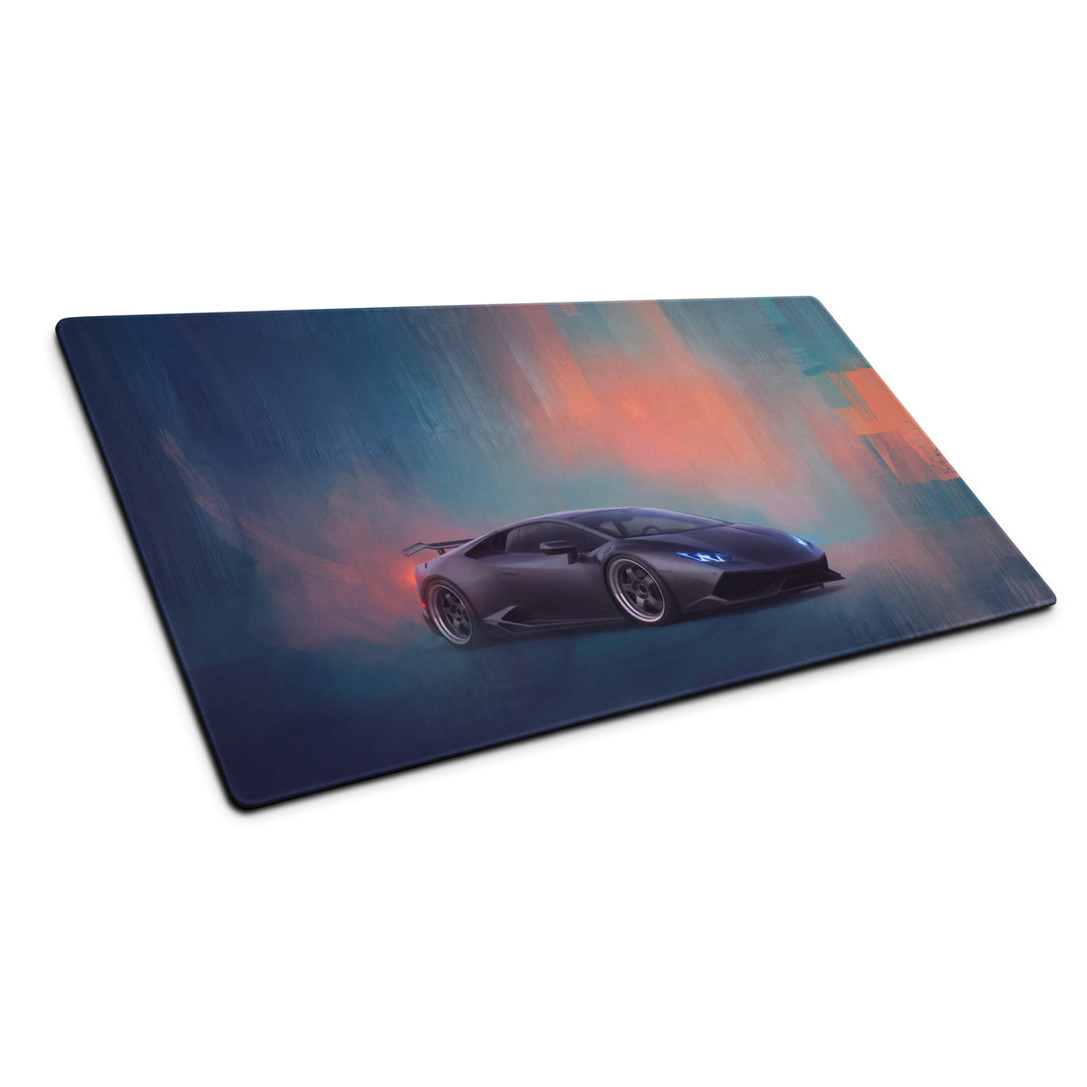 Lamborghini Huracán Inspired Stealth Edition Desk Mat – Non-Slip Surface Gaming Mousepad