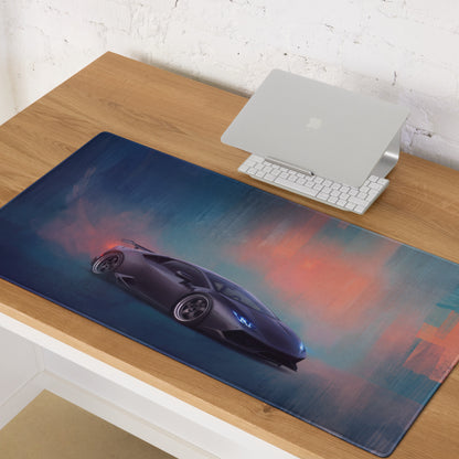 Lamborghini Huracán Inspired Stealth Edition Desk Mat – Non-Slip Surface Gaming Mousepad
