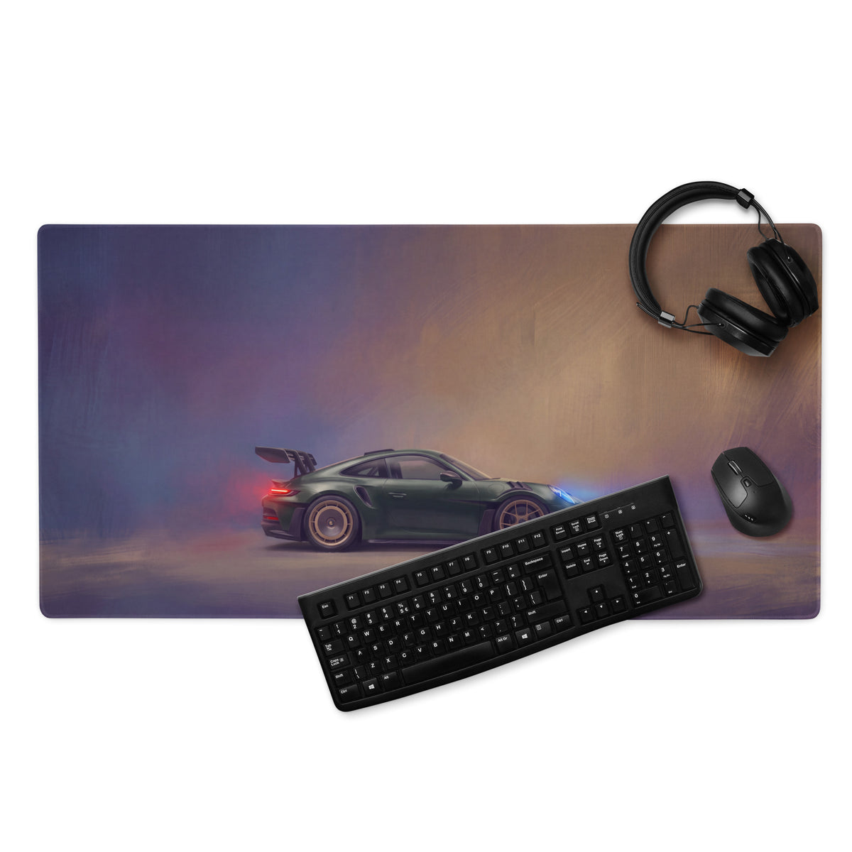Porsche 911 GT3 RS Inspired Emerald Edition Desk Mat – Precision Surface Gaming Mousepad