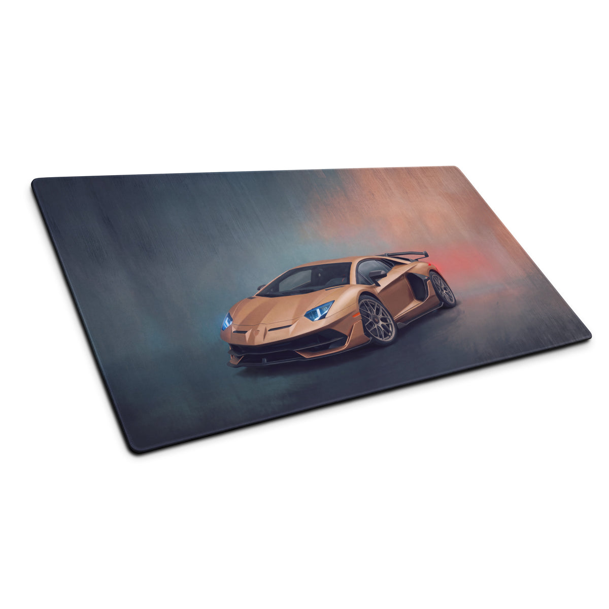 Lamborghini Aventador SVJ Inspired Gold Edition Desk Pad – Precision Control Gaming Mouse Mat