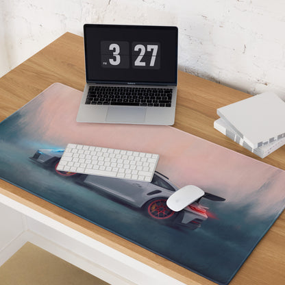 Porsche 911 GT3 RS Inspired Speed Edition Desk Mat – Heavy-Duty Non-Slip Mousepad