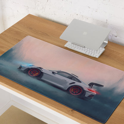 Porsche 911 GT3 RS Inspired Speed Edition Desk Mat – Heavy-Duty Non-Slip Mousepad