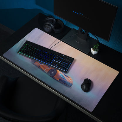 McLaren 720S GT3 Inspired Sunset Edition Desk Pad – Anti-Slip Rubber Setup Mousepad