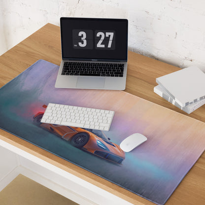 McLaren 720S GT3 Inspired Sunset Edition Desk Pad – Anti-Slip Rubber Setup Mousepad
