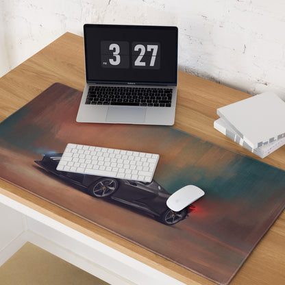Ferrari Daytona SP3 Inspired Onyx Desk Mat – Premium Edge-Stitched PC Gaming Mousepad