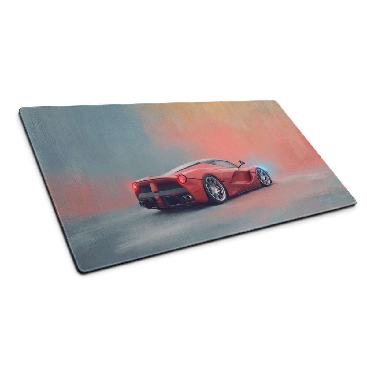 Ferrari LaFerrari Inspired Hypercar Desk Pad – Ultra-Smooth Surface Setup Mouse Mat
