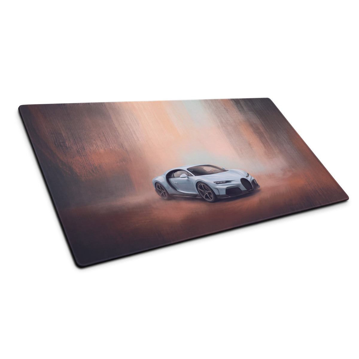 Bugatti Chiron Inspired Arctic Edition Desk Pad – Extended Anti-Slip Gaming Mouse Mat