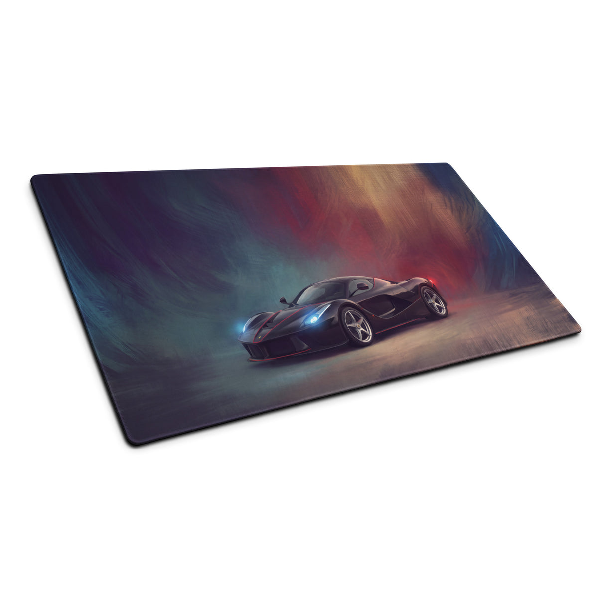 Ferrari LaFerrari Inspired Nero Edition Desk Pad – Precision Tracking XL Mouse Mat