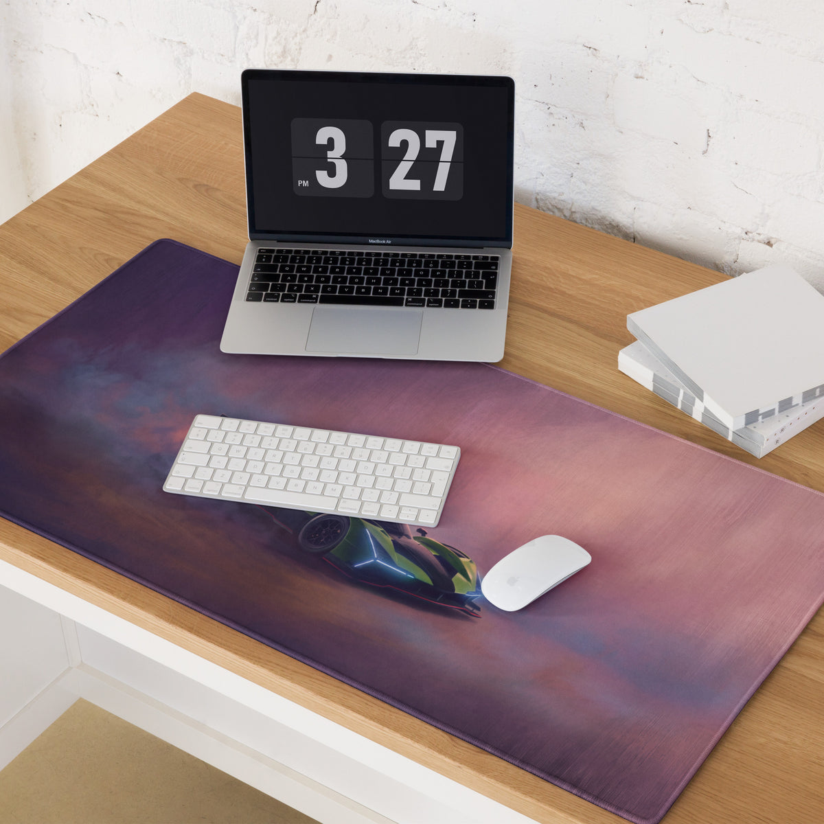 Lamborghini Essenza SCV12 Inspired Track Edition Desk Pad – Micro-Weave Gaming Mouse Mat