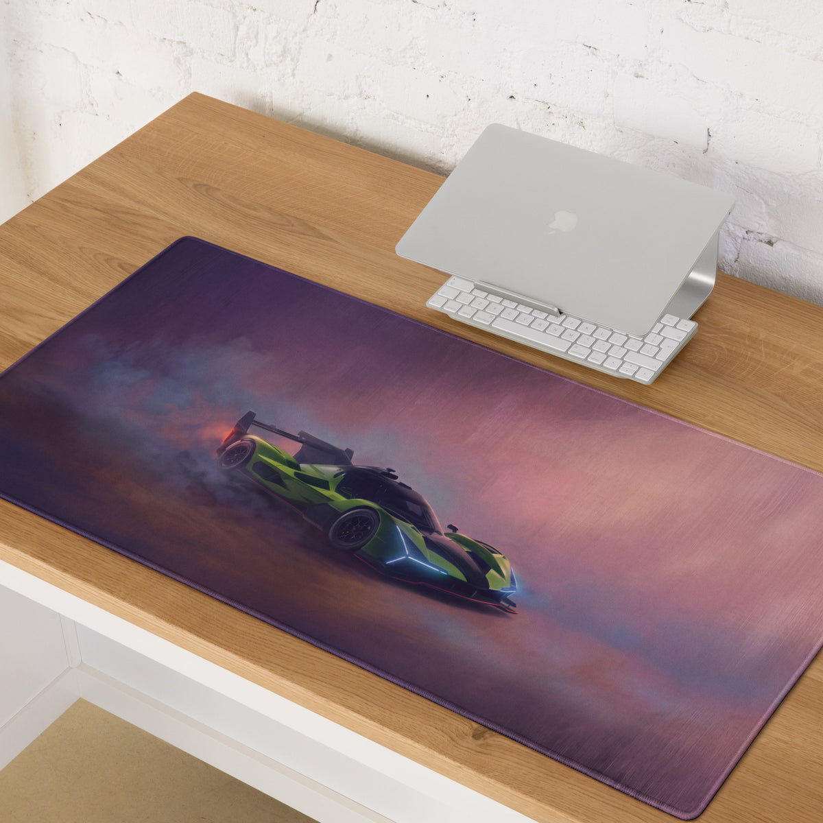 Lamborghini Essenza SCV12 Inspired Track Edition Desk Pad – Micro-Weave Gaming Mouse Mat