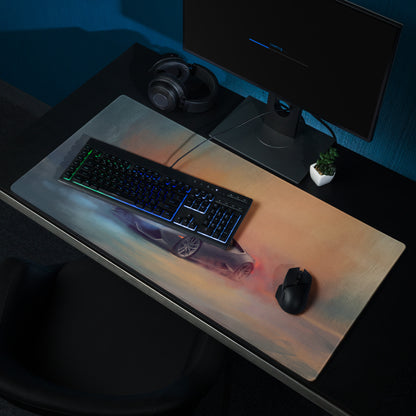 Lamborghini Huracán Inspired Shadow Edition Desk Mat – Heavy-Duty Rubber Base Mousepad