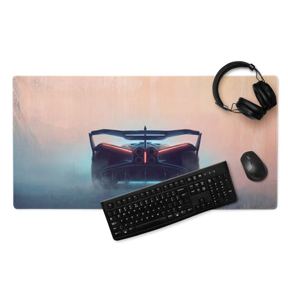 Bugatti Bolide Inspired Track Edition Desk Mat – Low-Friction Gaming Mousepad