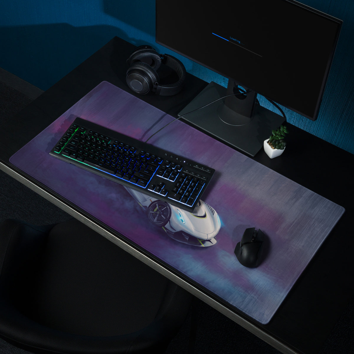 Koenigsegg Jesko Inspired Apex Edition Desk Mat – Low-Friction PC Setup Mousepad