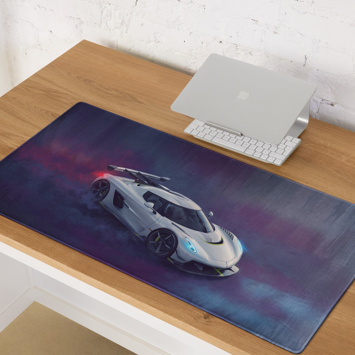 Koenigsegg Jesko Inspired Apex Edition Desk Mat – Low-Friction PC Setup Mousepad