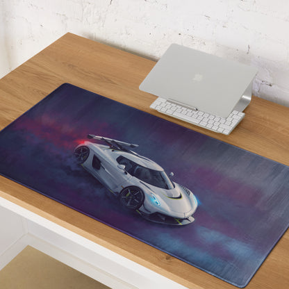 Koenigsegg Jesko Inspired Apex Edition Desk Mat – Low-Friction PC Setup Mousepad
