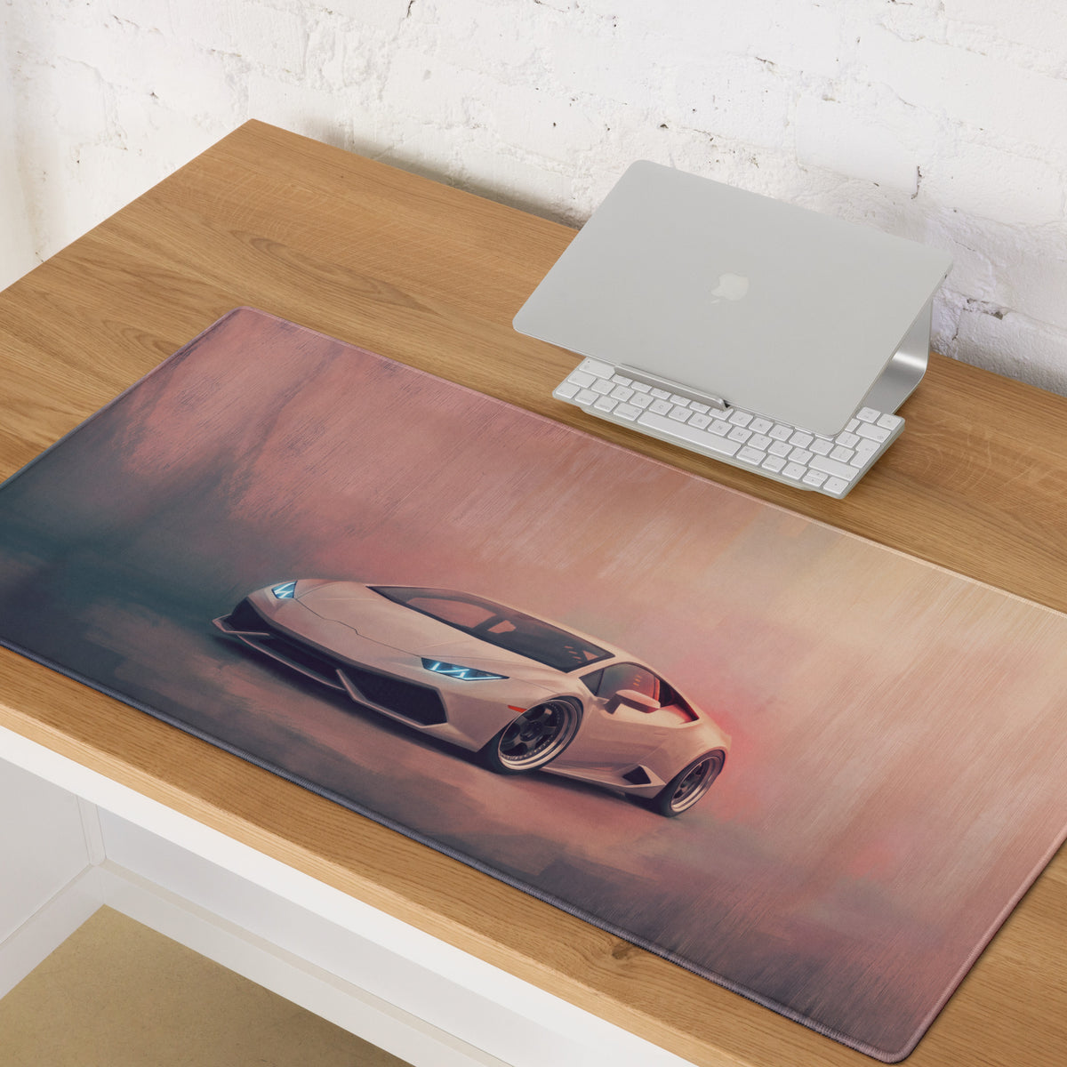 Lamborghini Huracán Inspired Monocerus Desk Pad – Smooth Control Gaming Mouse Mat