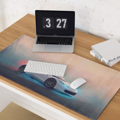 Ferrari 458 Italia Inspired Bianco Setup Desk Pad – High-Precision XL PC Mouse Mat
