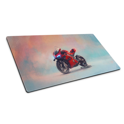 Ducati Panigale Inspired Gaming Mousepad, Large Desk Mat for Office & Setup