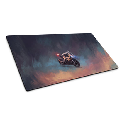 BMW S1000RR Inspired Extended Mouse Pad, Extra Large Desk Mat for Gamers