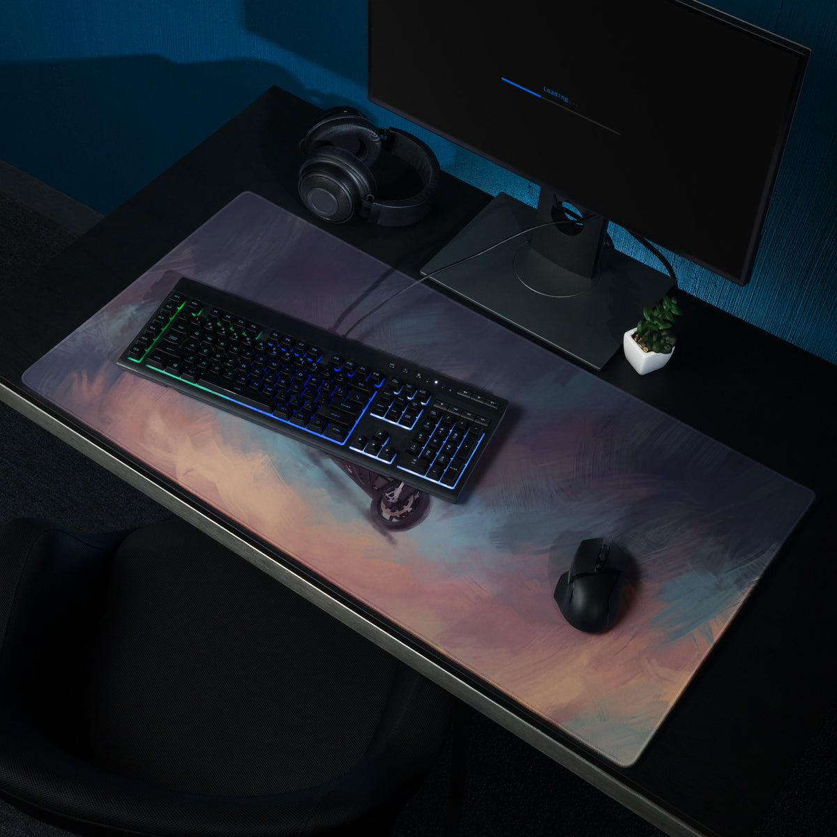 BMW S1000RR Inspired Extended Mouse Pad, Extra Large Desk Mat for Gamers