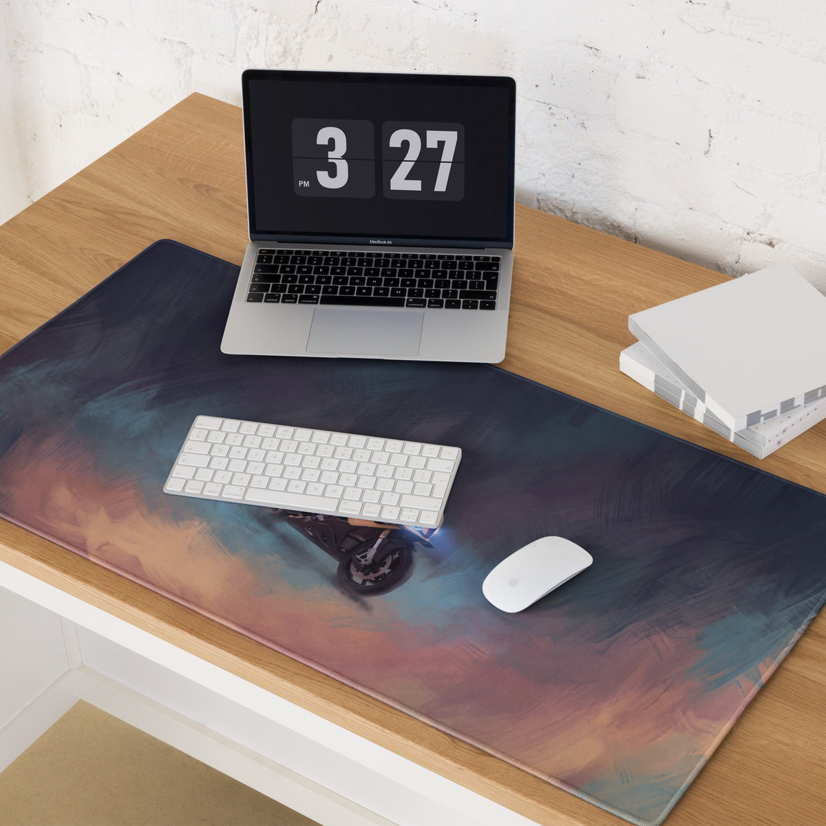 BMW S1000RR Inspired Extended Mouse Pad, Extra Large Desk Mat for Gamers