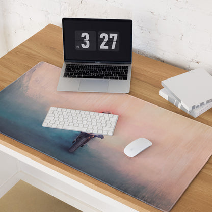 BMW S1000RR Inspired Desk Pad, Large Gaming Mousepad with Stitched Edges