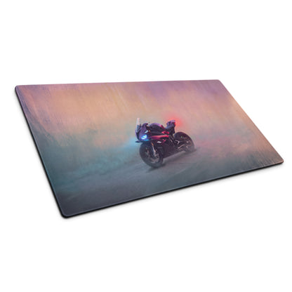 BMW S1000RR Inspired Supersport Desk Mat, Large Gaming Mousepad for Setup